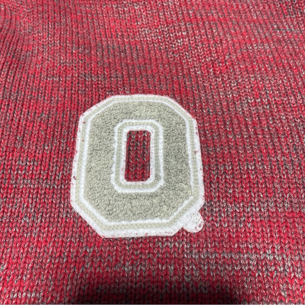 Ohio State University Sweater Mens Extra Large Red Buckeyes 1/4 Zip Varsity XL - Picture 4 of 13